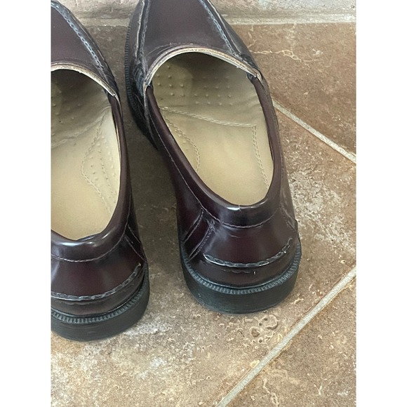 Nunn Bush Mens Burgundy Leather Penny Loafers Dress Shoes 9M 85538-05 - Picture 4 of 8